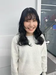 【🫧少し雰囲気変えたい方にオススメ🫧】似合わせ前髪カット+パーマ(前髪のみ)+セットブロー✨アンニュイ/ナチュラル