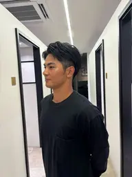 メンズカット+眉カット+ヘッドスパ10分+スタイリング剤一個お持ち帰り