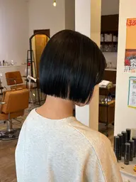 【女性限定⋆⸜🎀⸝⋆】ぱつっとボブ+Aujua 2stepトリートメント