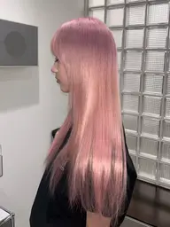 【人気メニュー🌟】ケアブリーチ1回+フルカラー+ケアトリートメント✨カラーより明るく透け感を出したい方はこちら⭐︎