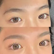 🩵ブラックティント付き🩵パリジェンヌラッシュリフトマスカラパーマ& アイブロウWAX 眉毛とまつ毛のセットメニュー
