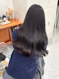 〖 透明感カラー🫧 〗ブリーチなしのダブルカラー＋トリートメント