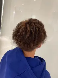 カット+特殊パーマ