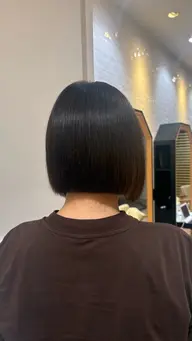 ワンレングスボブ(肩上以上)