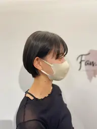 カット＋顔周り縮毛矯正＋2ステップトリートメント🌈