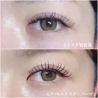<撮影・SNS掲載OKな方のみ📸>エクパ*LEDマツエク100本or120本+まつげパーマ