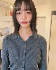 🪐ミニモ限定🪐似合わせ小顔カット+透明感プレミアムカラー🤍