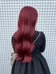 【やりすぎないハイトーン⭕️】1ブリーチ+全体カラー+トリートメント