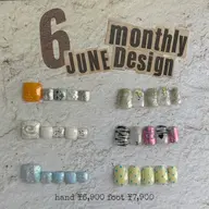テストモデル【monthly Design】⚠️オフ必ず10本〔亀裂・長さだし🈚️〕