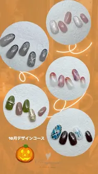 🧡初回はオフ無料🪼各定額ネイル¥4,620​〜​　補足確認お願い致します。