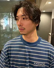 【men's style🫯】朝ラク・再現性◎ メンズカット  メンズショート センターパート　7/12（日）18:00