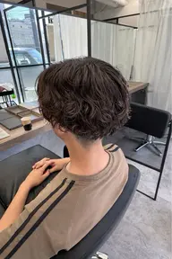メンズカットパーマ