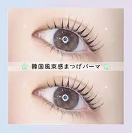 【土日祝】韓国風まつげパーマ🫧¥8800→¥4490→さらに💛¥4290