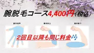 腕セットコース(両手指甲・両肘上・両肘下)