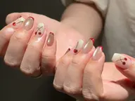 90分持ち込みアート💅パーツ50円〜ご用意!ロング料金300円いただいております!