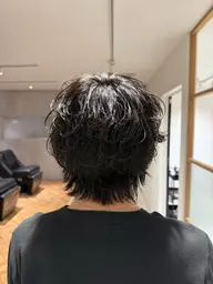 メンズカット+パーマ