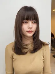 【リピーターの方🐶】似合わせカット＋艶カラー＋Aujua2stepトリートメント