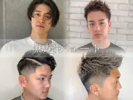 💈【ミニモ学割】メンズカット【センターパート.短髪ショート.アップバング】