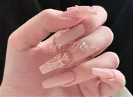 【NEW】✨ 自爪*大人気UPワンカラー/マグネット +モールドクロス4本ネイル