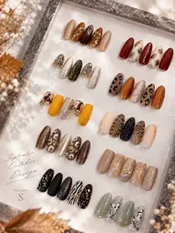 オフなし💅  【ジェル】autumnデザイン定額🍂