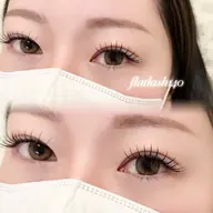マツエク🖤フラットラッシュ140本