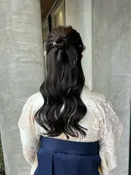 【 トータル可愛い！さり気ない可愛さ 】 卒業式ヘアセット ＋ 耳つぼジュエリー 💎✨️