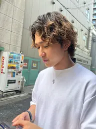 「🔥メンズフルコース✂️カット＋カラー＋パーマ＋TR✨」