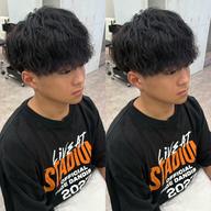 【メンズカット＋シャドウパーマ‎🫧】自然な動きと立体感あるメンズヘア✧