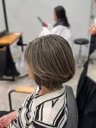 【デビュー直前限定モデル】白髪ぼかしハイライト＆ワンカラー✨