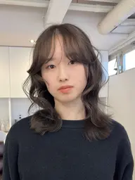 透明感◎【ブリーチなしダブルカラー+カット+トリートメント】