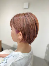カット+イヤリングカラー+カラー+3stepトリートメント✨️