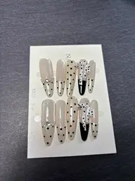 ロング♡デザイン済みチップ装着♡🎀