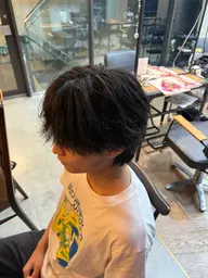 メンズヘアセット