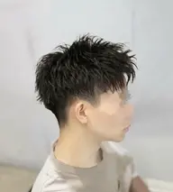 ツーブロ、襟足のみメンテナンスカット👩🔧✨