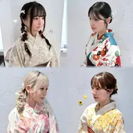 【みなとみらい🈳あり】浴衣着付け➕ヘアセット🎐⋆͛ ペア🉑