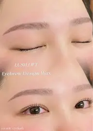 🌸《セットメニュー》　　　　　　　　　　　　　　　　ラッシュリフト＆アイブロウデザインWax