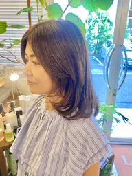 似合わせカット＋イノアオイルカラー