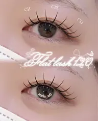 🫧 【minimo限定価格】フラットラッシュ120本(上のみ)🫧
