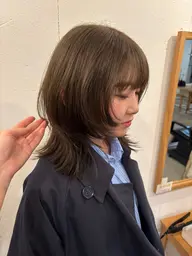 似合わせカット+潤いカラー+nanoスチーム濃密Tr ￥11550→￥9240