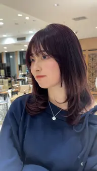 【ミディアム限定】韓国風レイヤーカット+高保湿トリートメント✨⚠️カットモデルの為条件ございます。
