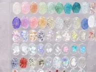 【手元が綺麗に見える】ラメグラデーションネイル