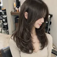 🔥圧倒的人気🔥韓国レイヤー+髪質改善カラー+潤いTR 🉐施術時間3時間