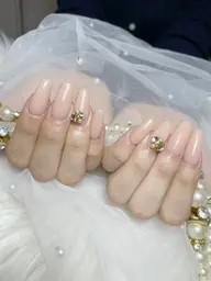 【上品スカルプ】💎シンプルデザイン２本アート付💖