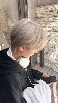 ブリーチ+カラー+シャンプー+ブロー