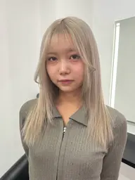 【ケアブリーチ使用】🍨2ブリーチ+カラー🍨