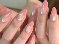🌟チップ長さだし10本+💅カラーグラデーション/ベイビーブーマー(ベース色付き) 7980