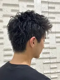 カット+ピンパーマ