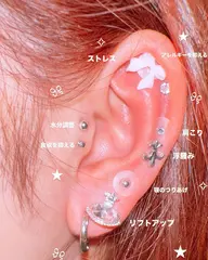 耳つぼジュエリー(20個まで付け放題)