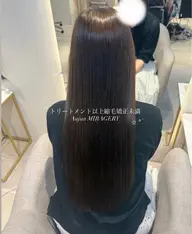 【トリートメント以上縮毛矯正未満‼️】最新髪質改善Aujuaミラジェリー‎𖤐 ̖́-‬