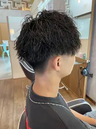 メンズカット+ツイストパーマ🔥ホームケア付